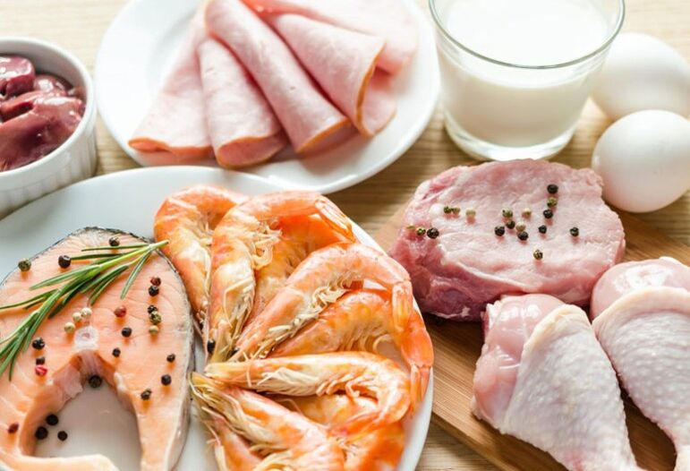 Viande et fruits de mer